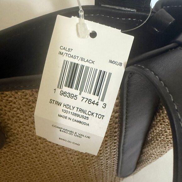 coach Hadley Turnlock Tote Bag cal87 - Picture 9 of 9